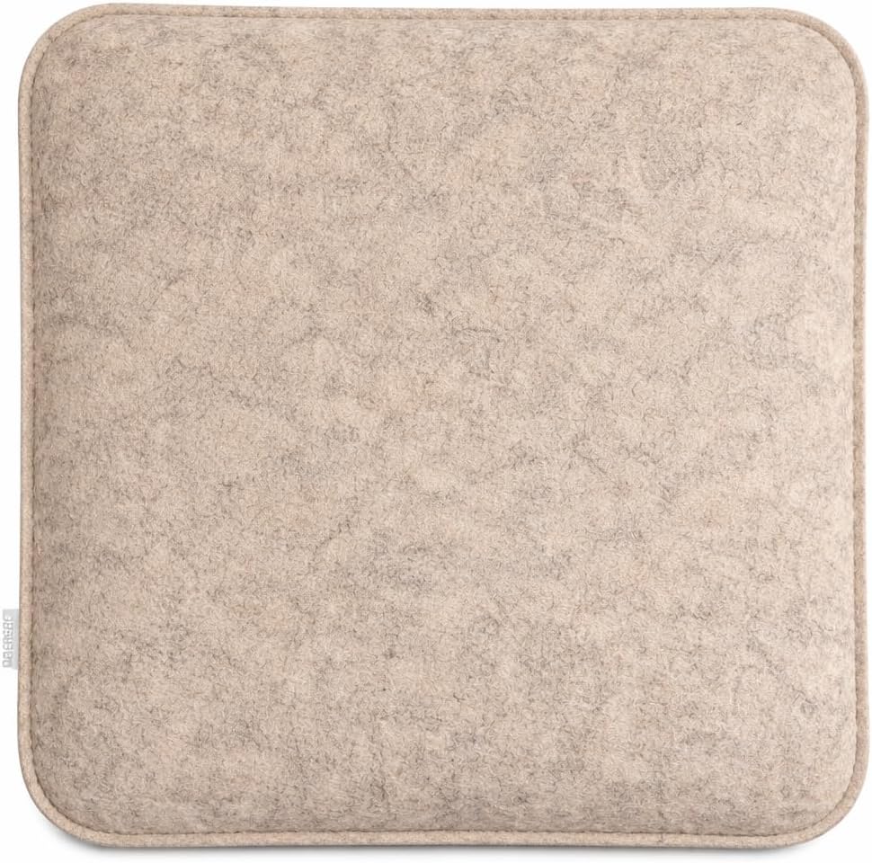Brandsseller 8er Set Sitzkissen aus Filz 35x35x2 cm – Robuste Stuhlauflagen für innen und aussen, ec