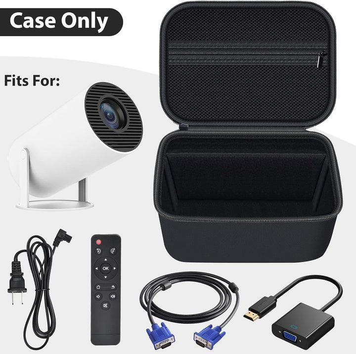 Mini Beamer Tasche Kompatibel mit LQWELL/für Magcubic/für YEEFON/für ELEPHAS/für Alwtniet Beamer 4k,