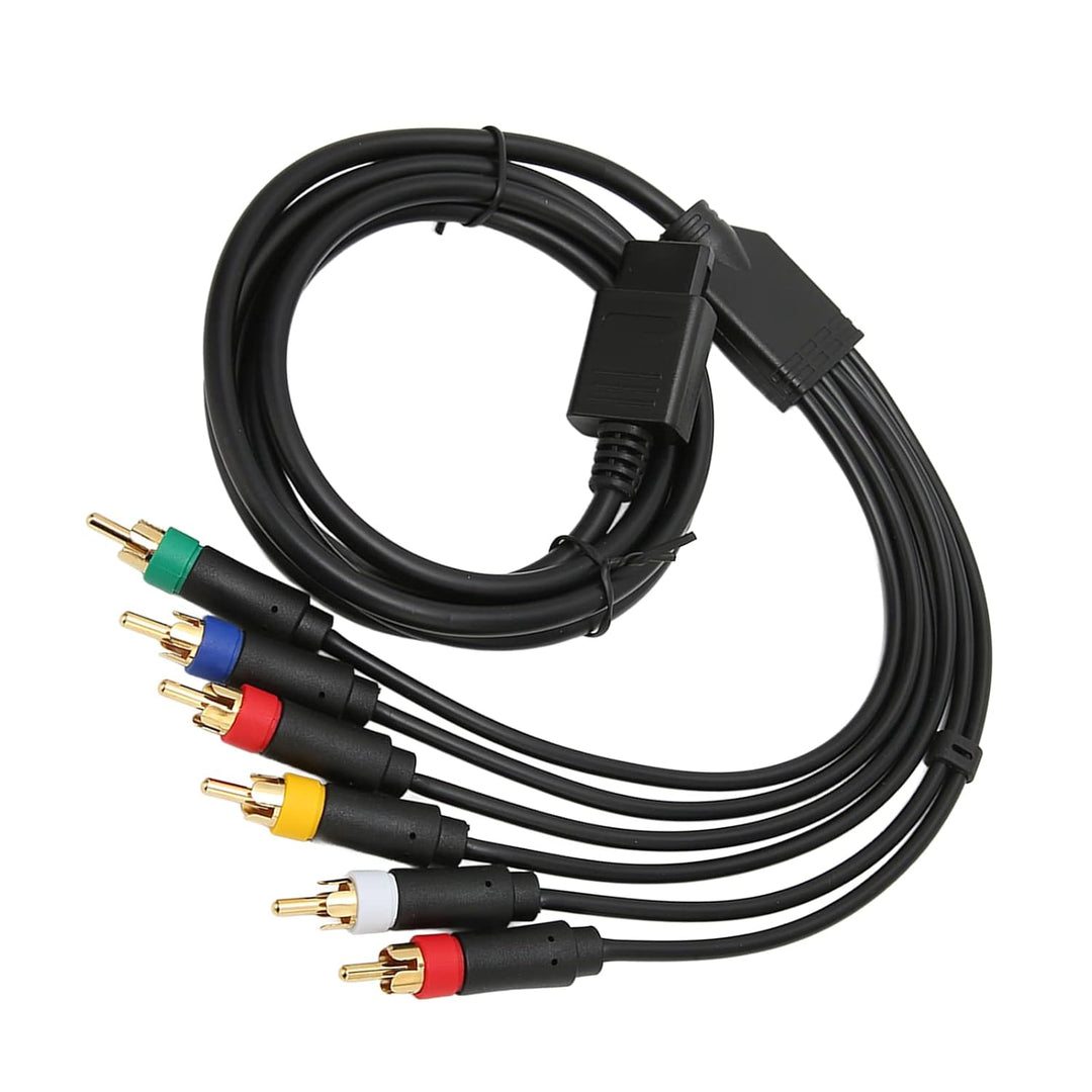 Hochwertiges RGB-RGBS-Komponenten-AV-Kabel für N64 SFC -Spielekonsolenzubehör mit 4 BNC-Anschlüssen