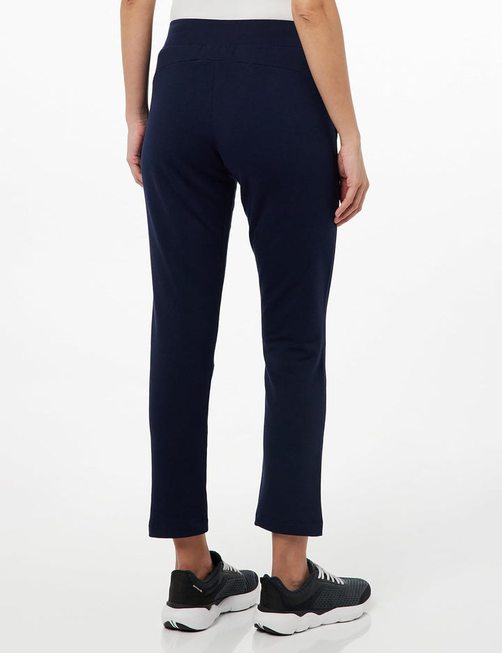 Champion Damen Legacy American Classics W-Light Stretch Fleece Slim Trainingshose, S Marineblau