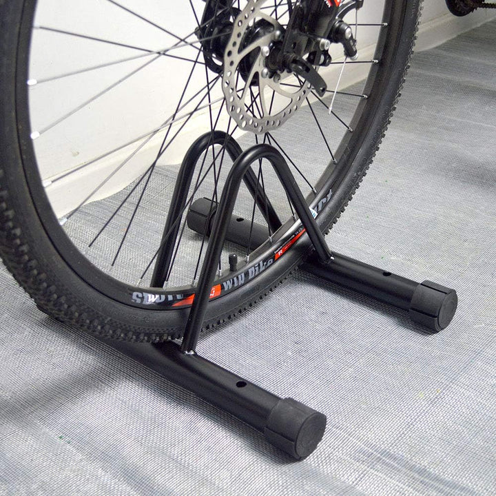 INION Fahrrad Bike Halterung Bodenständer Fahrradständer Fahrradparkplatz Fahrradhalter gummierte Au