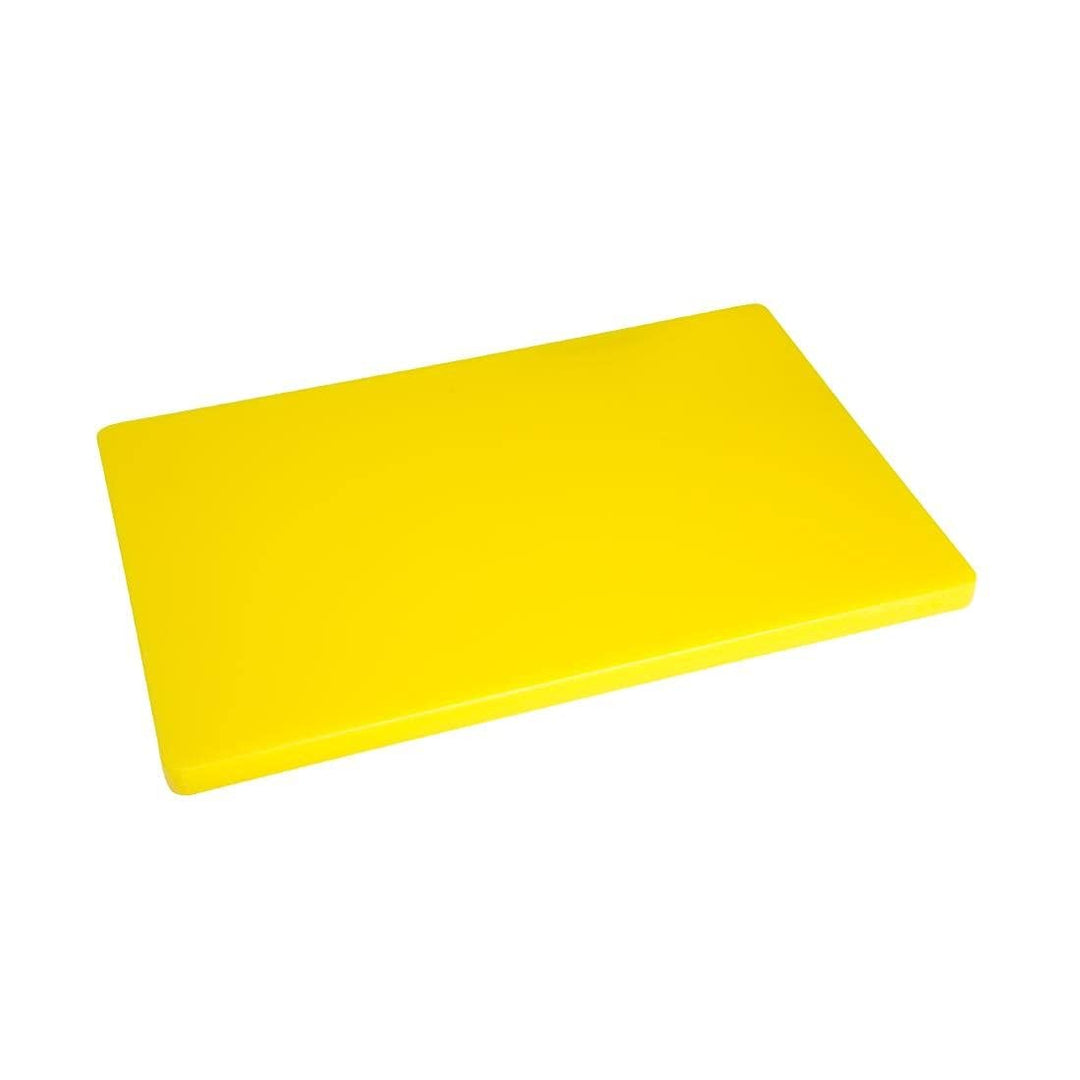 Hygiplas LDPE extra dikke snijplank geel 450x300x20mm Gelb, Gelb