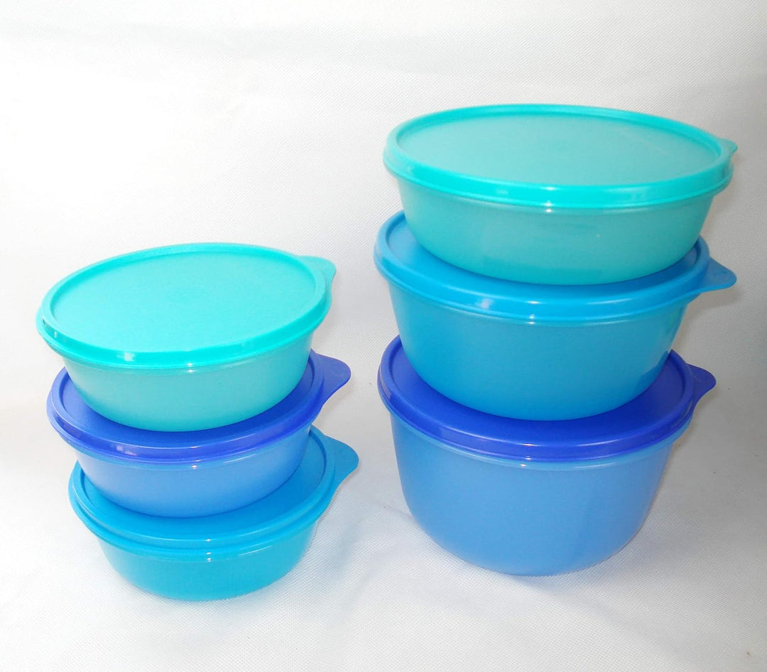 TUPPERWARE Kühlschrank Clarissa 2L+1,5L + 1,0L Hit-Parade 600ml (3) blau P 21950
