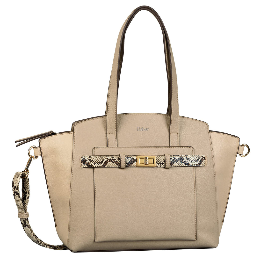 Gabor bags JANNA Damen Shopper Mixed Beige, Mixed Beige