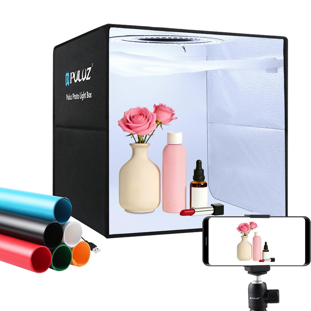 PULUZ 30cm Fotostudio lichtzelt Fotobox Photo Studio Box Fotozelt fotografiere Light Box mit 112 LED