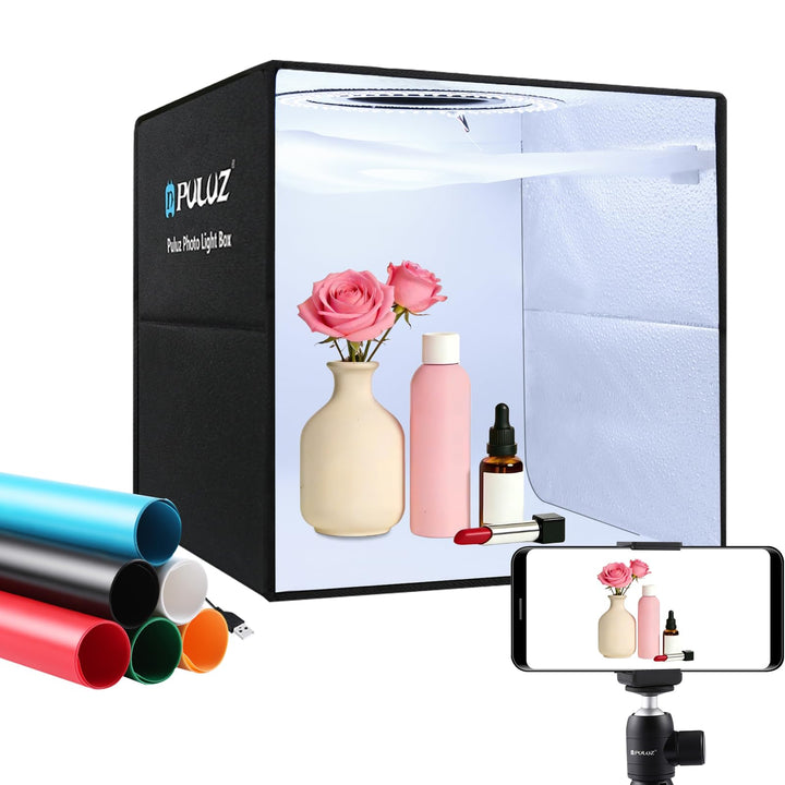 PULUZ 30cm Fotostudio lichtzelt Fotobox Photo Studio Box Fotozelt fotografiere Light Box mit 112 LED