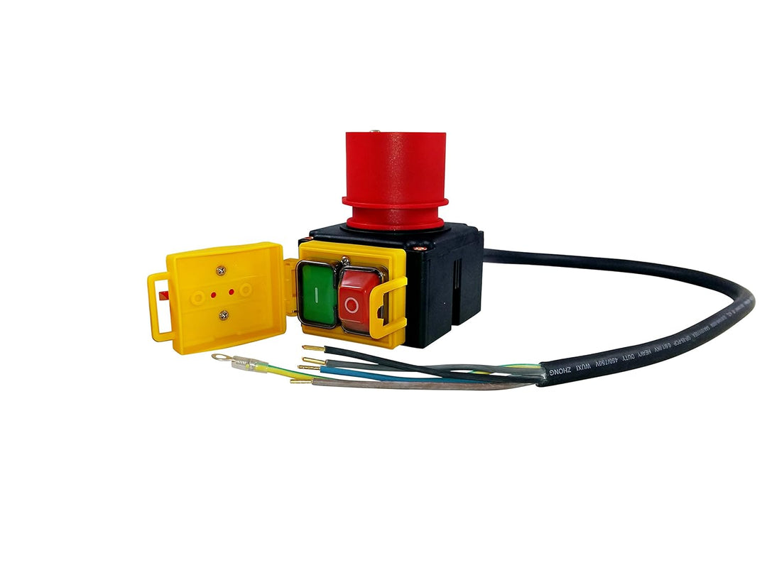 BUZE Original KEDU KOA7 Geräteschalter Maschinenschalter 380/400 V 3 Phasen mit 0,6 m Kabel und Phas