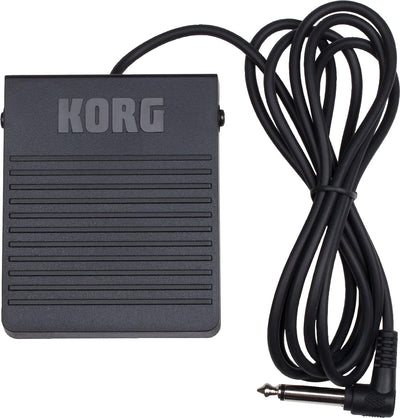 KORG EXP2 Fusspedal für MIDI Keyboard & KOO PS3 Sustain-Pedal/Schalter Schwarz Bundle mit Sustain-Pe