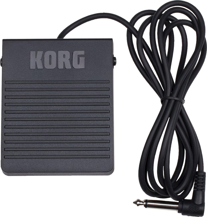 KORG EXP2 Fusspedal für MIDI Keyboard & KOO PS3 Sustain-Pedal/Schalter Schwarz Bundle mit Sustain-Pe