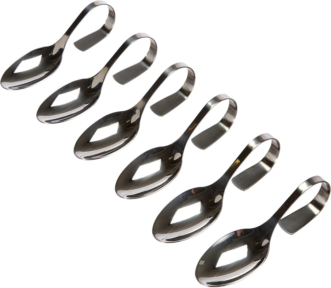 IBILI 731600 Vorspeisenlöffel-Set, Edelstahl, Silber, 15 x 6 x 5 cm, 6-Einheiten