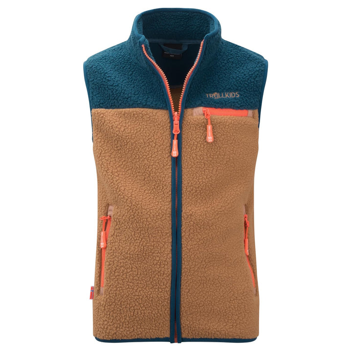 Trollkids Kids Hemsedal Vest 176 almond, 176 almond