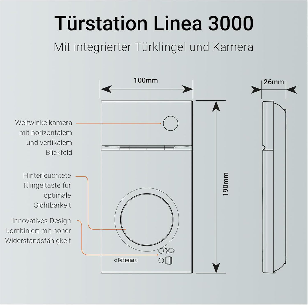 BTICINO, Flex‘ONE-Set Classe 300EOS with Netatmo + Linea 3000, erste smarte Wi-Fi-Video-Innenstelle
