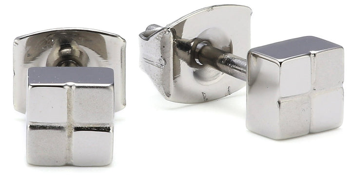 Boccia Damen-Ohrstecker Titan Quadr. (Pr) Pol/Sat 0518-01