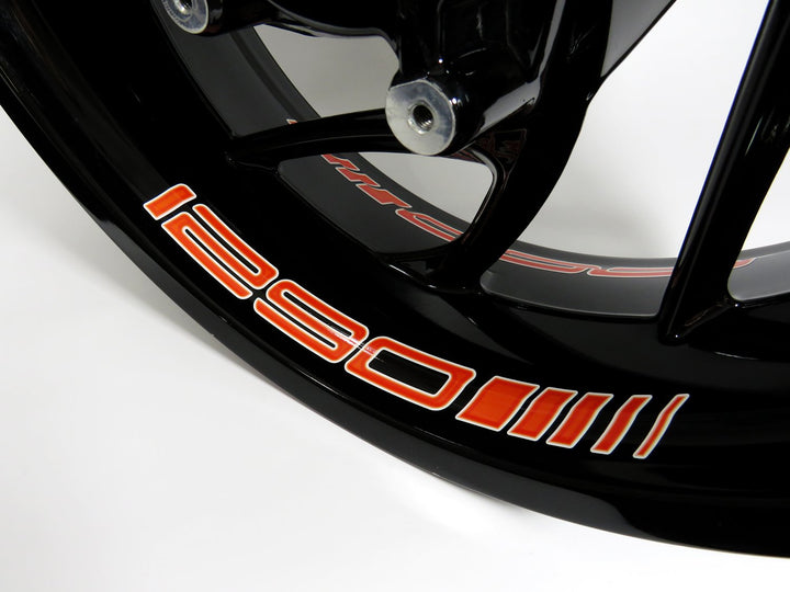 BIKE-label Felgenbettaufkleber orange kompatibel für KTM 1290 Super Duke R/GT X790082 1290 Super Duk