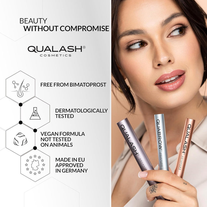 Wimpernserum für Long Lashes – QUALASH® Advanced Lash & Eyelash Serum 3,5 ml für schnell Wachstum, T