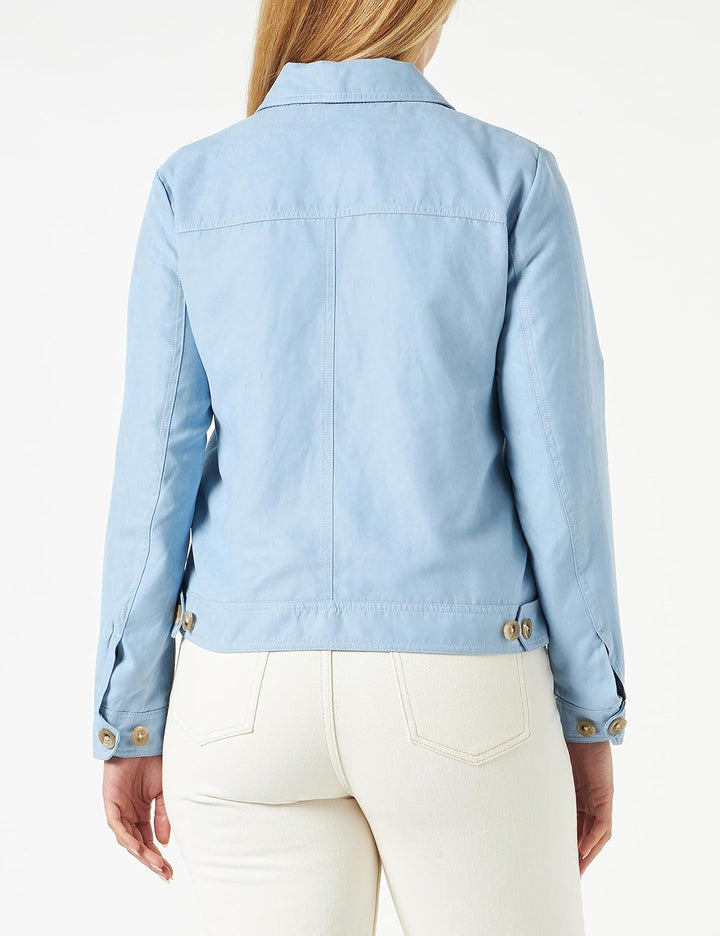 Geox Damen W Licena Jacket 38 Dusty Blue, 38 Dusty Blue