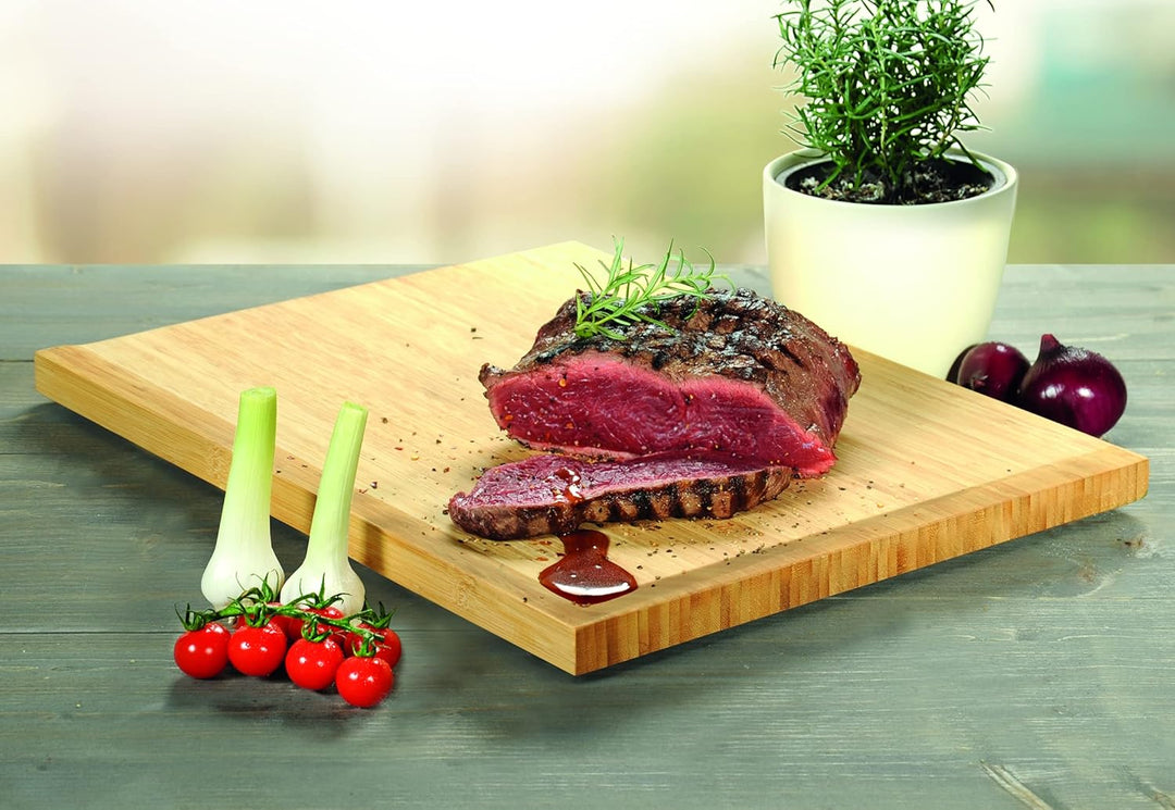 Kesper | Profischneidebrett, Material: FSC®-zertifizierter Bambus, Masse: B 38 x T 28 x H 2,5 cm, Fa