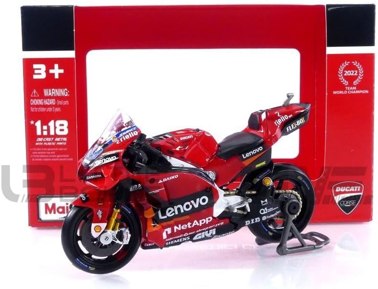 Maisto 1/18-36391M - Ducati DESMOSEDICI - Moto GP 2022