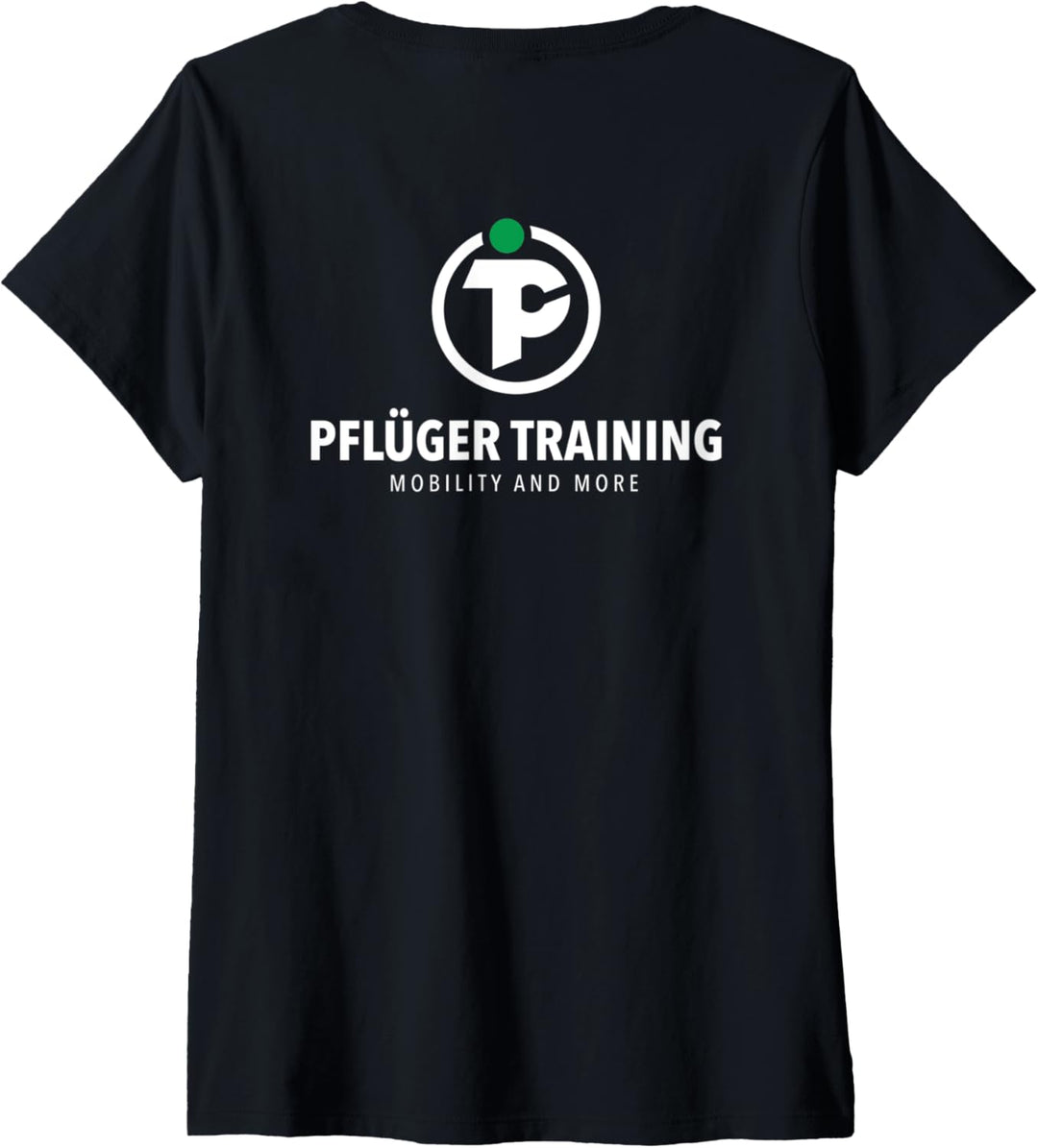 Damen Pflüger Training Mobility and More Brusttasche Beidseitig T-Shirt mit V-Ausschnitt