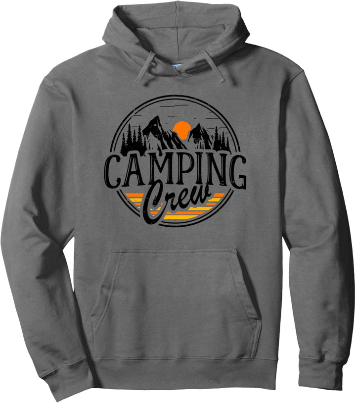 Camping Crew Zelt Abenteuer Camp Natur Camper Team Zelten Pullover Hoodie