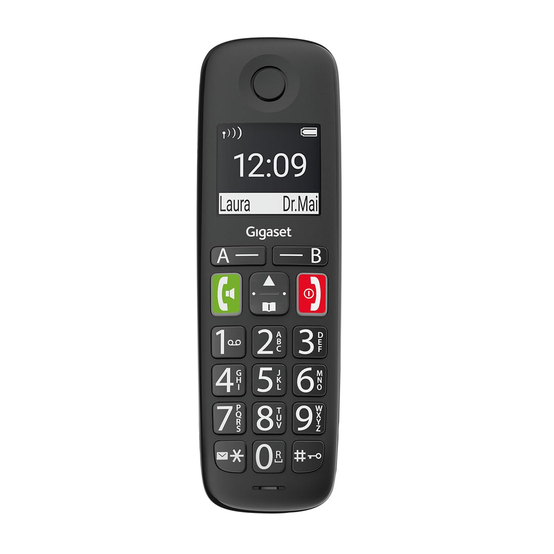 Gigaset E290HX - DECT-Mobilteil mit Ladeschale - Fritzbox-kompatibel - Schnurloses Senioren-Telefon