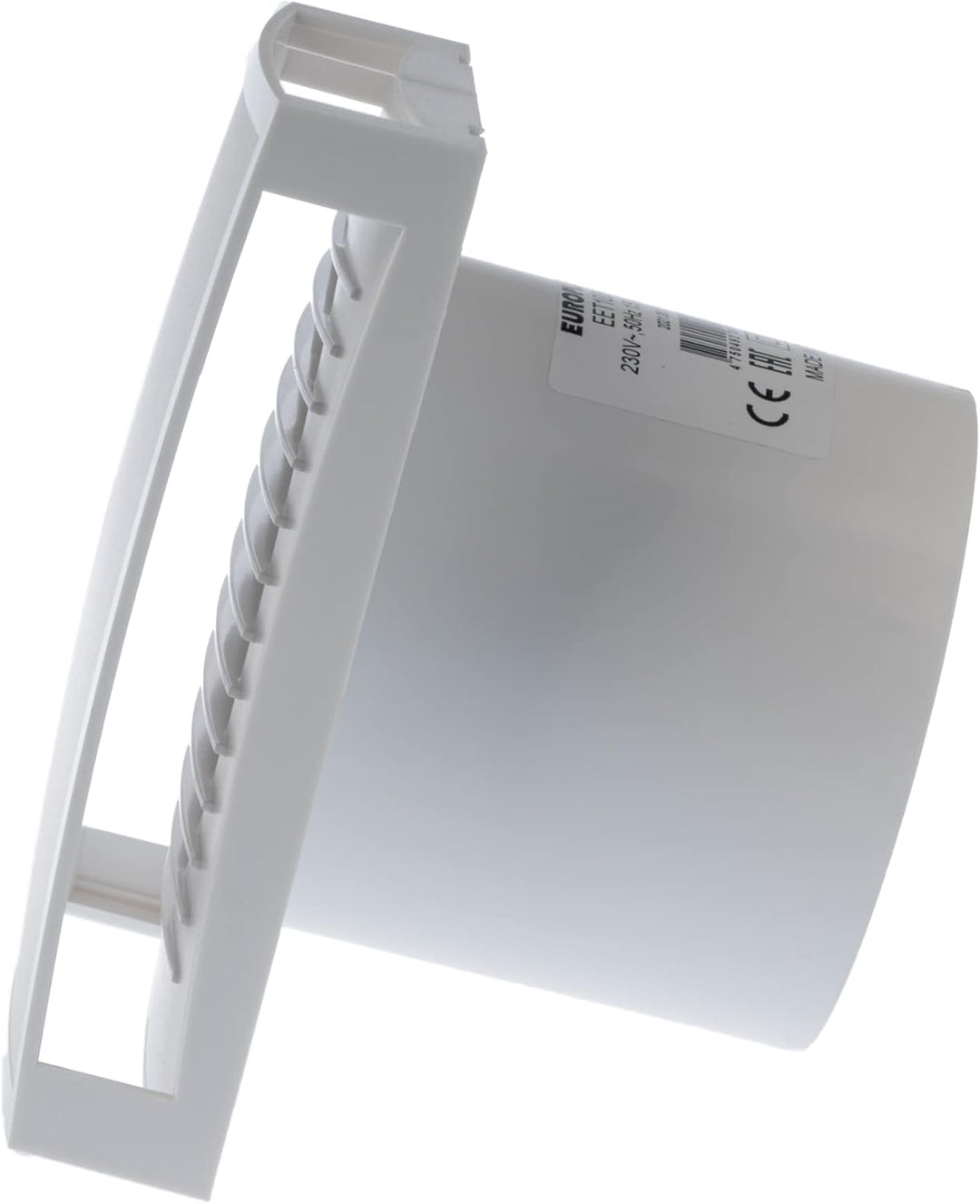 Ø 100mm Weiss Badlüfter mit Timer und Feuchtesensor - Ventilator/Lüfter für Effiziente Belüftung im