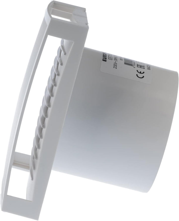 Ø 100mm Weiss Badlüfter mit Timer und Feuchtesensor - Ventilator/Lüfter für Effiziente Belüftung im
