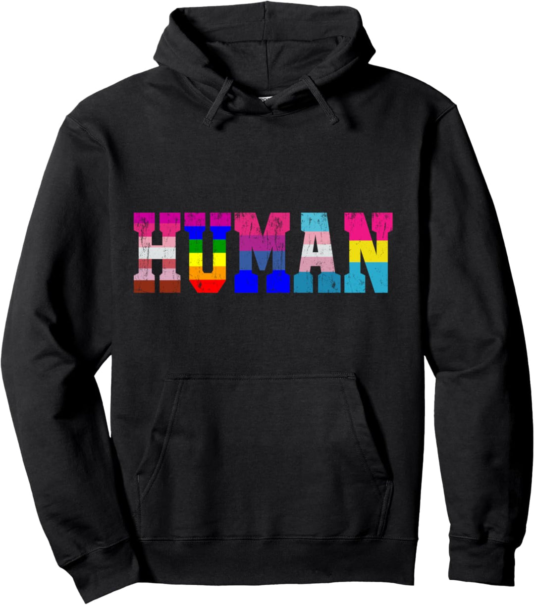 LGBT Human Flag LGBT Pride Gay Pride Month LGBTQ Flagge Pullover Hoodie