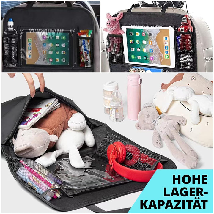 Rückenlehnenschutz Auto Kinder - Rücksitzschoner - (2 Stück 70 x 45,5cm) - Autositz Schutz Rückseite
