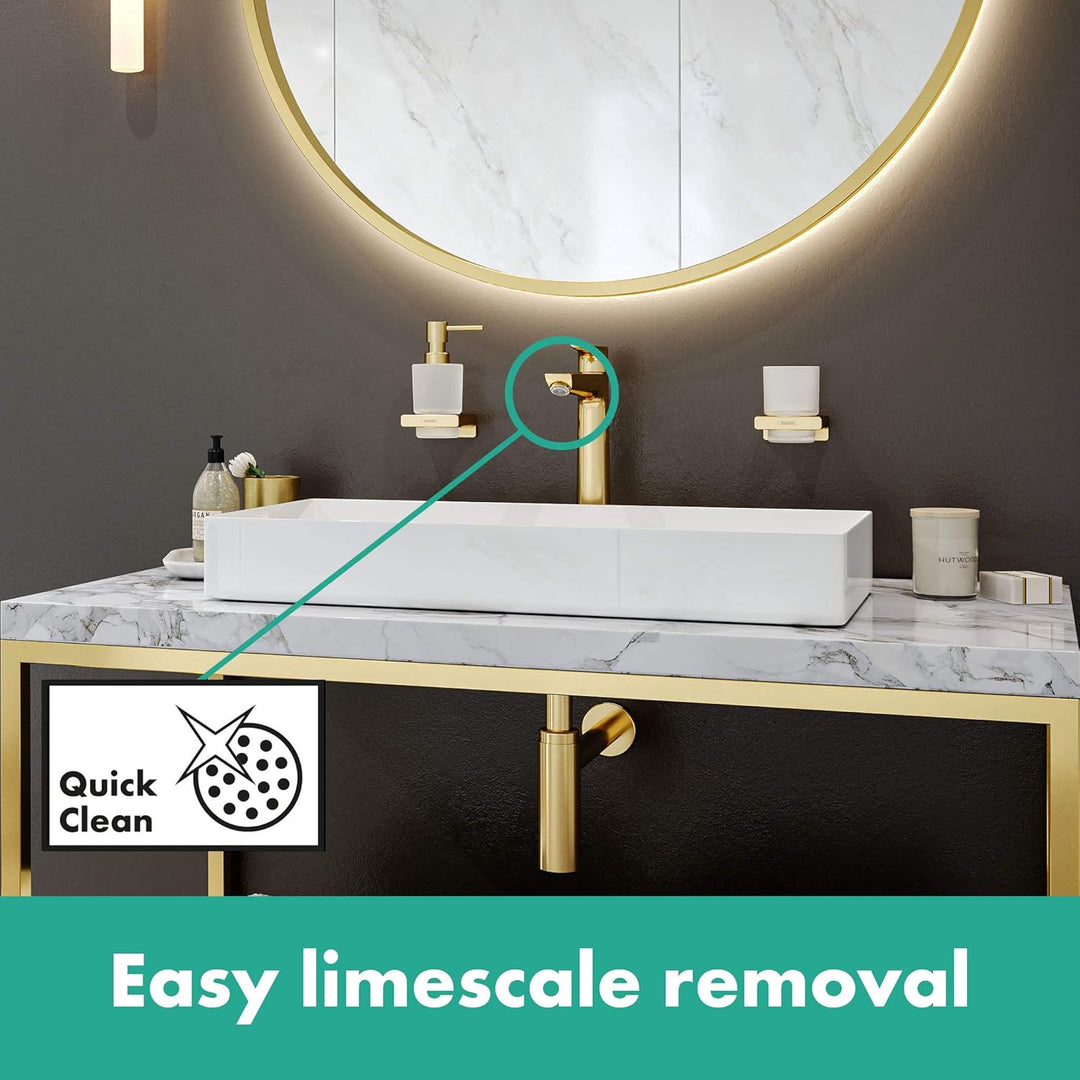 hansgrohe Wasserhahn Talis E (Armatur mit Auslauf Höhe 240 mm), Einhebel-Waschtischmischer ohne Abla