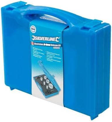 Silverline 273220 Bi-Metall-Lochsägen für Elektriker, 9-tlg. Satz 18–51 mm Durchmesser