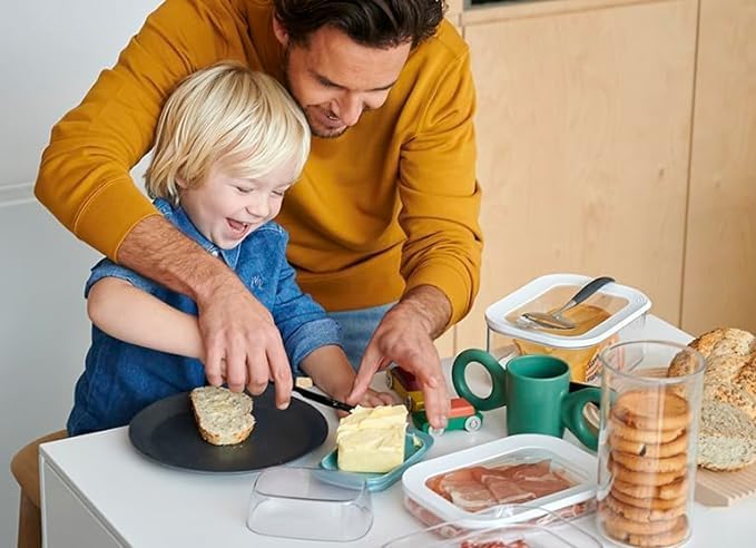 Mepal - Zwiebackdose Stora Duo Pack - Luftdichte Aufbewahrungsbox für Zwieback - Luftdichter Aufbewa
