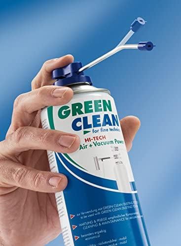 GREEN CLEAN V-2000 Top Ventil mit TurboDüse, gekröpftes Rohr 12 cm für Air und Vaccum Power blau