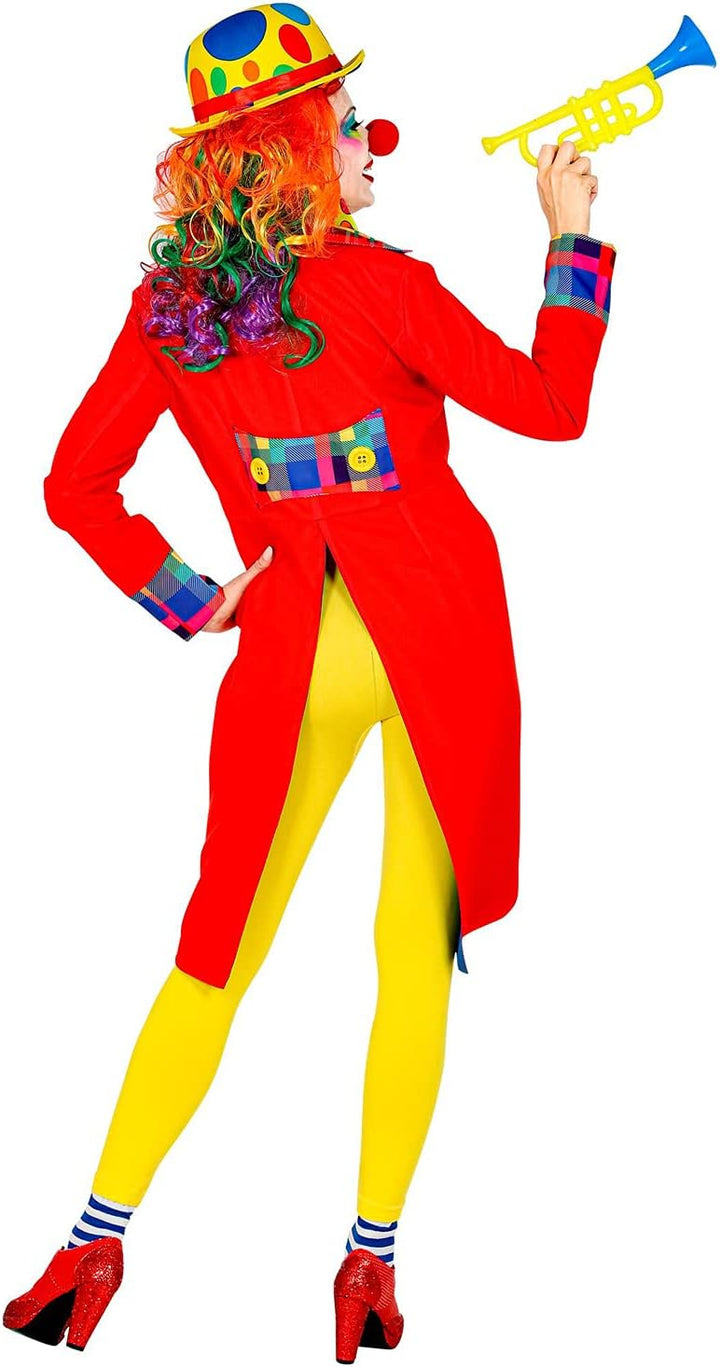 Widmann - Kostüm Clown, Frack, Zirkusdirektorin, Showgirl, Motto-Party, Karneval, S