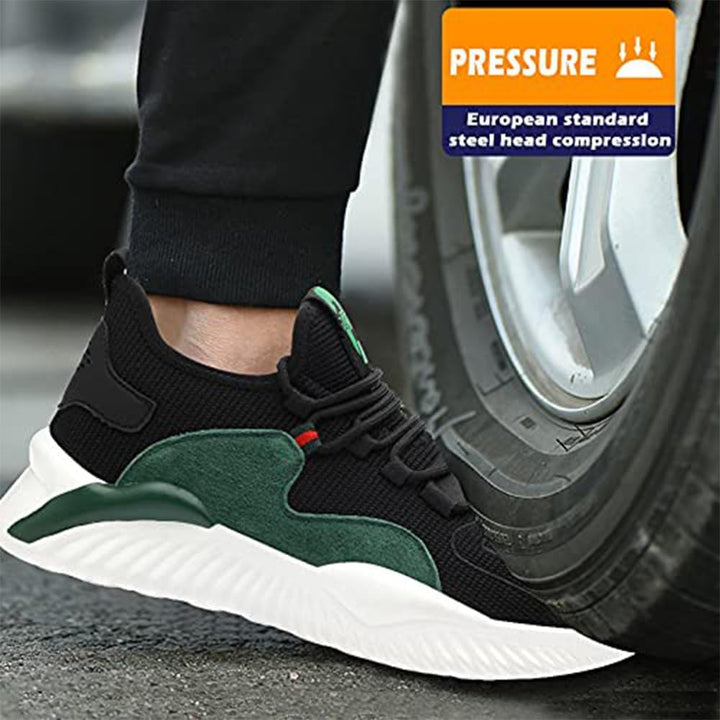 Arbeitsschuhe Herren Damen Leicht Sicherheitsschuhe mit Stahlkappe Stahlkappenschuhe Sportlich Schut