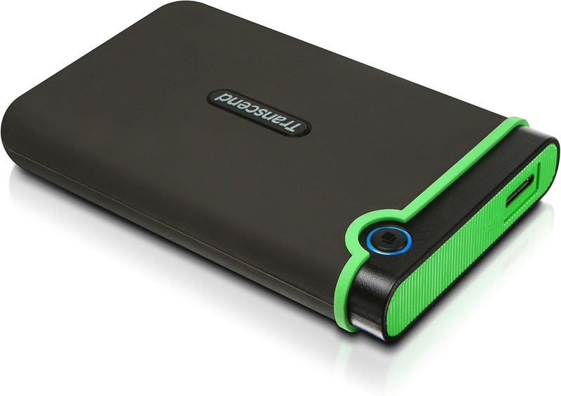 Transcend 2TB USB 3.1 Gen 1 StoreJet 25M3S Rugged External Hard Drive TS2TSJ25M3S grau - grün 2TB Si