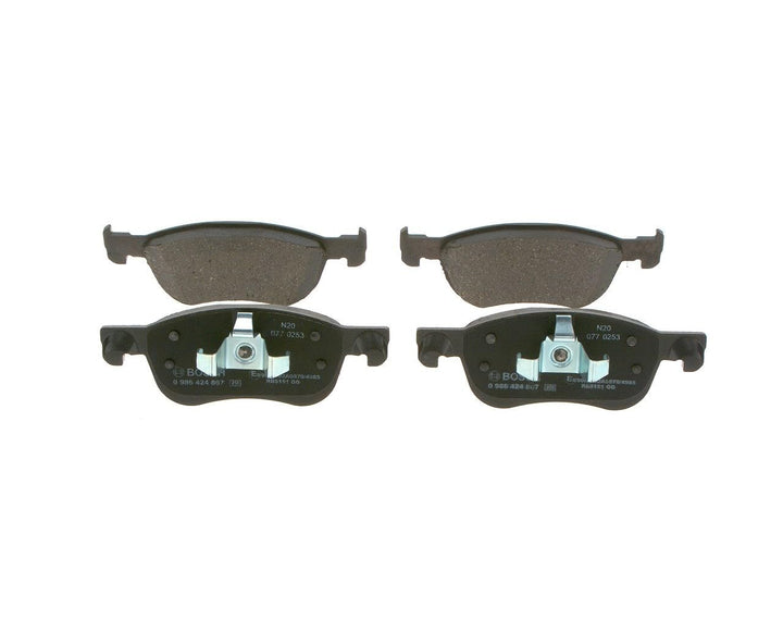 Bosch BP2490 Bremsbeläge - Vorderachse - ECE-R90 Zertifizierung - vier Bremsbeläge pro Set