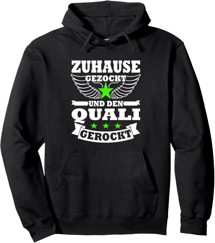 Abschlussklasse 2023 | Hauptschulabschluss Quali gerockt Pullover Hoodie