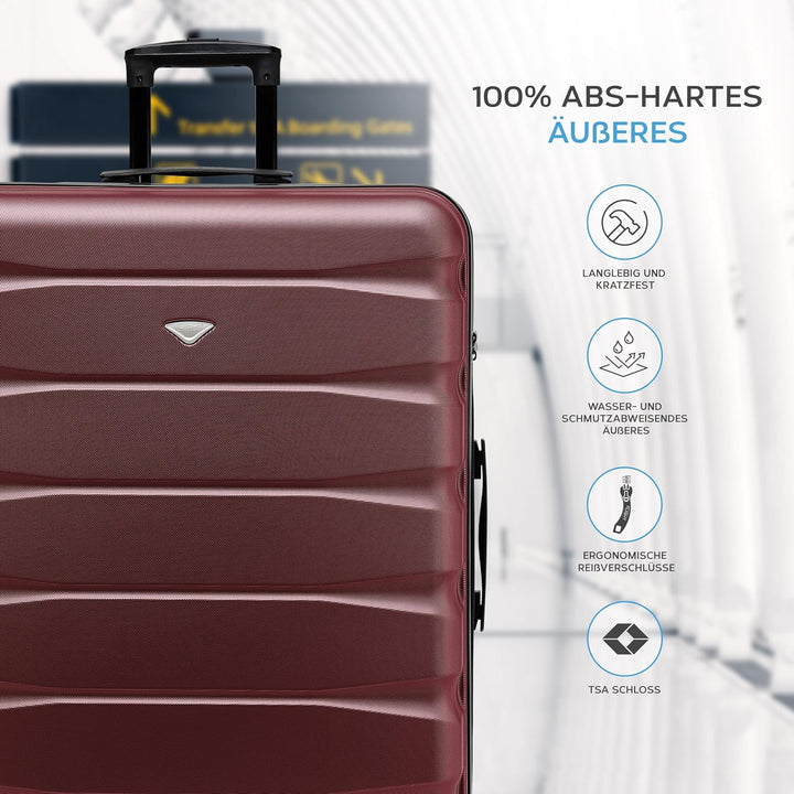 Flight Knight ABS-hartschalenkoffer Kabinen- Und Handgepackoptionen, Die Fur Uber 100 Fluggesellscha