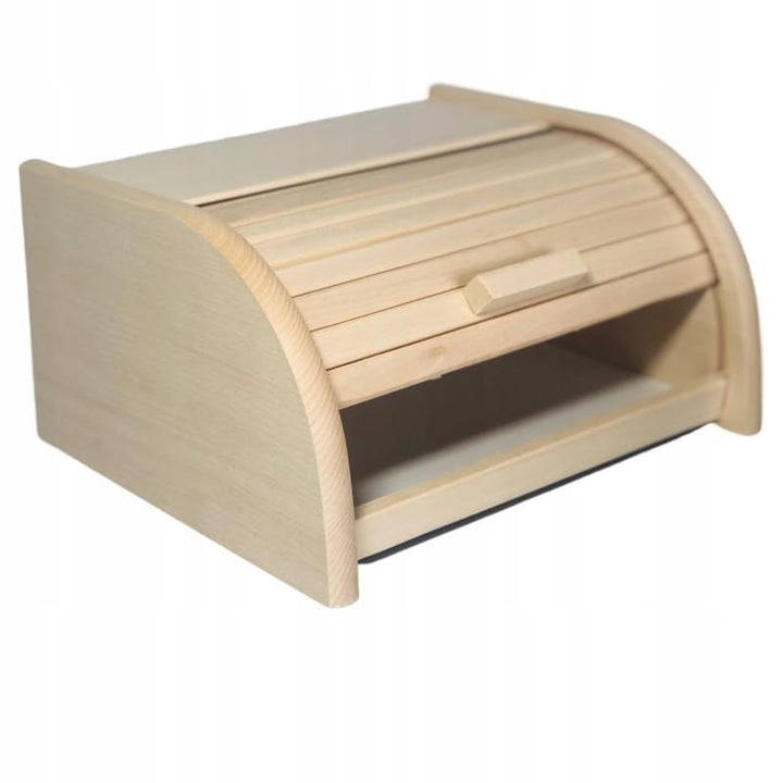 FORTENA Brotkasten Holz Natur Gross 39 x 29 x 18 cm Unbehandelt für DIY Decoupage