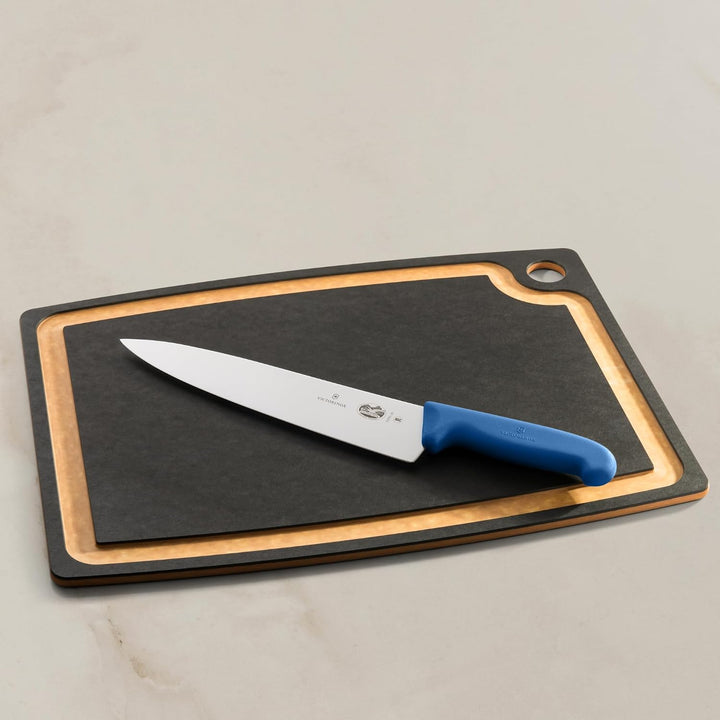 Victorinox Fibrox Kochmesser, Breites Universalmesser für Fleisch, Fisch, Gemüse und Kräuter, 25 cm,