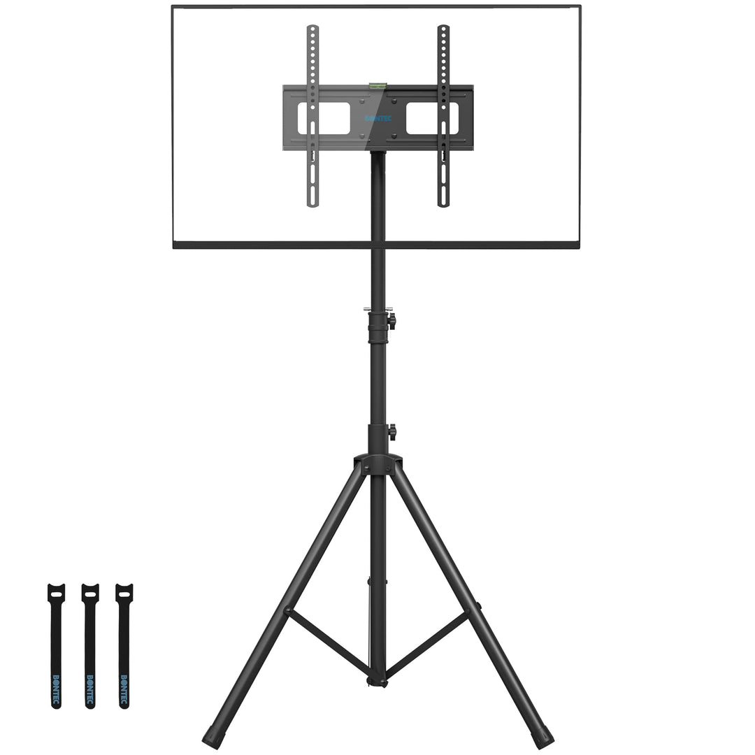 BONTEC TV Ständer Stativ TV Bodenständer Schwenkbar Neigbar höhenverstellbar für 32-60 Zoll LCD LED