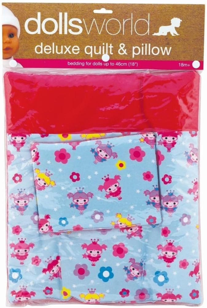Dolls World 8216 Deluxe Steppdecke und Kissen