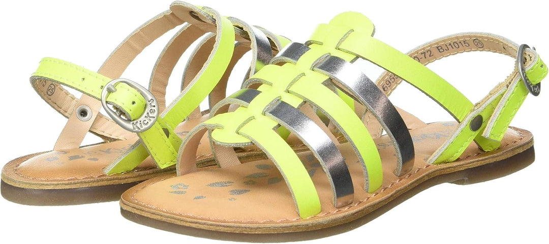 Kickers Mädchen Diamanto Sandale 24 EU Gold, 24 EU Gold