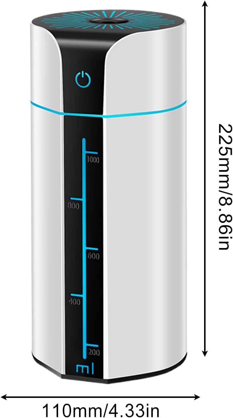 Luftbefeuchter Für Schlafzimmer Baby - USB Aromadiffuser - Smartes Aromatherapie Gerät Mit 7 Farben