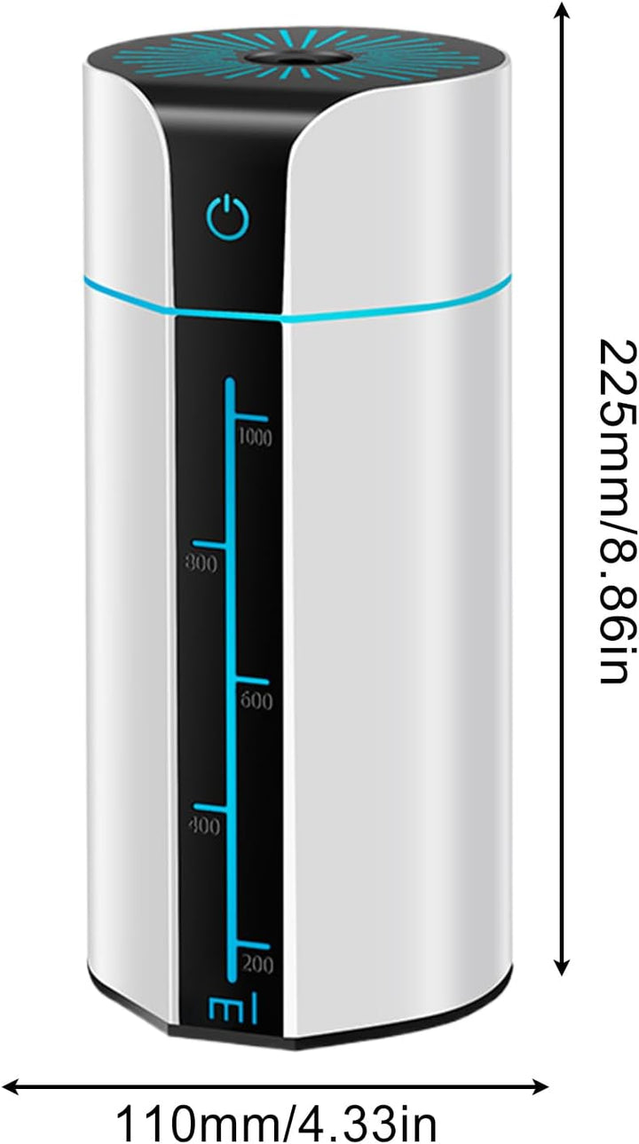 Luftbefeuchter Für Schlafzimmer Baby - USB Aromadiffuser - Smartes Aromatherapie Gerät Mit 7 Farben