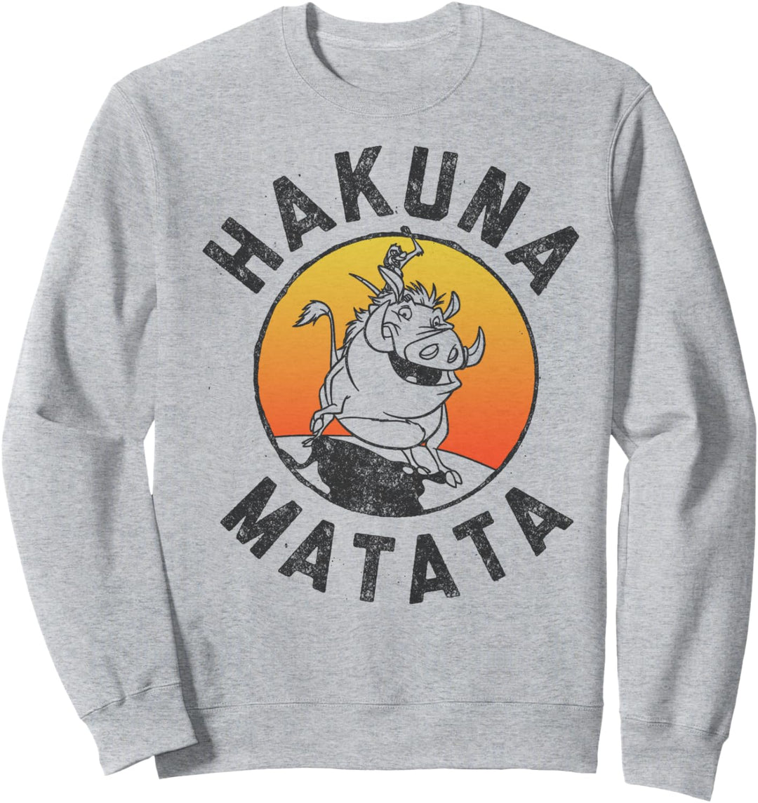 Disney Lion King Timon & Pumba Hakuna Matata Lifestyle Sweatshirt
