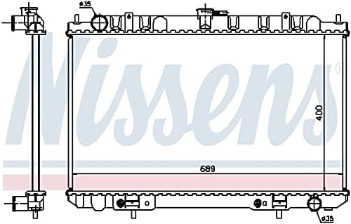 Nissens 68713 Kühler, Motorkühlung