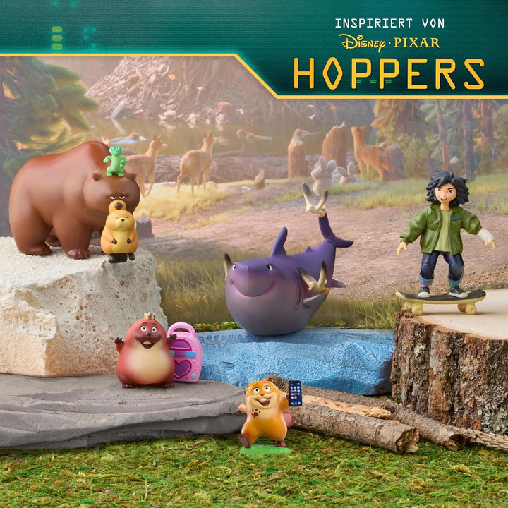 Just Play Disney & Pixar Hoppers Sammelfigurenset, 5 Spielfiguren, Spielzeug für Fans & Kinder ab 3