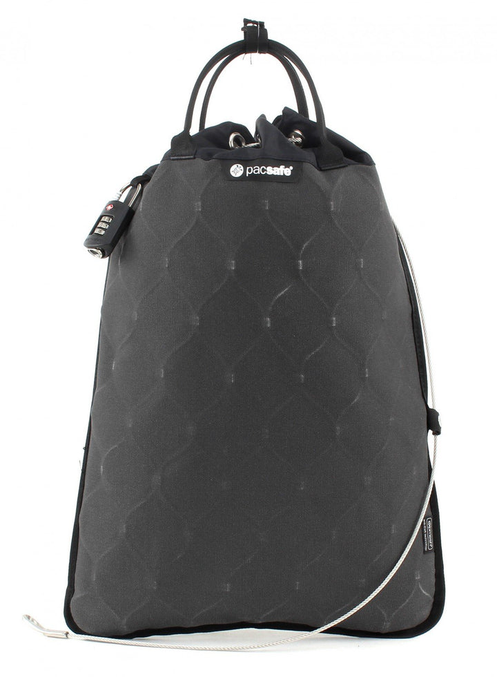 Pacsafe Travelsafe - Mobiler Safe, Schultertasche mit TSA-Zahlen-Schloss, Diebstahlschutz, Unisex He